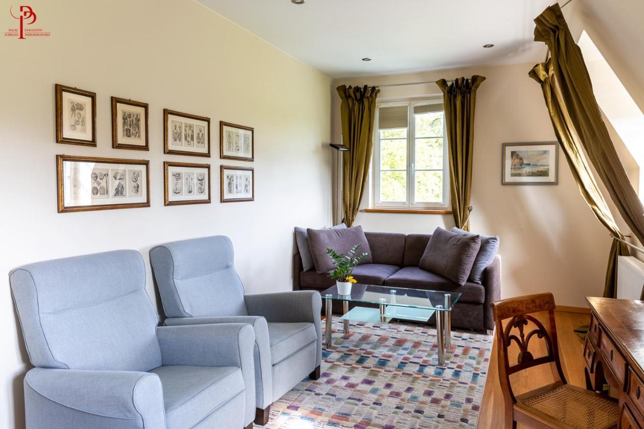 Palac Pakoszow Schlosshotel Wernersdorf Jelenia Gora Ngoại thất bức ảnh The living room